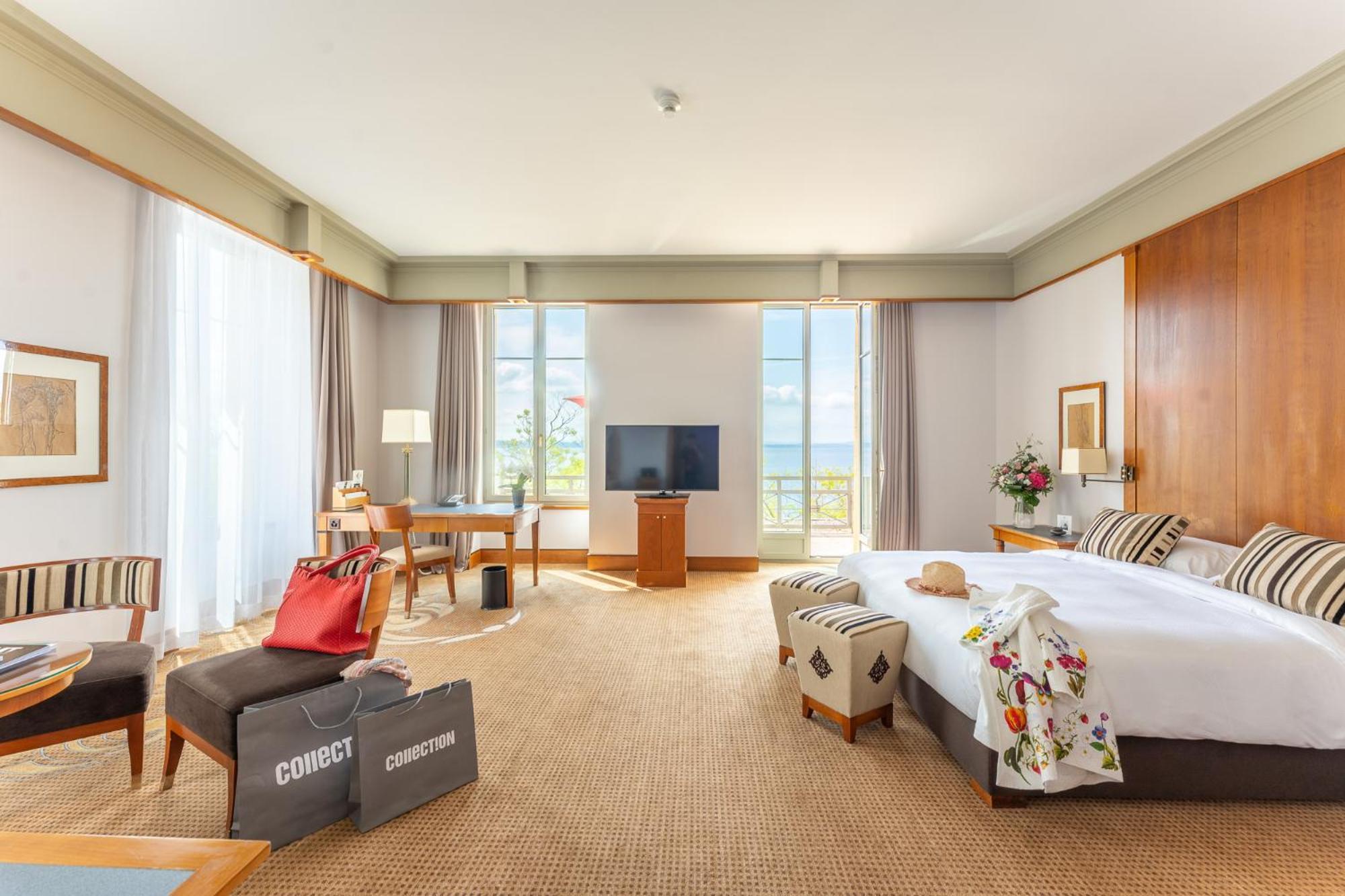 Beau Rivage Hotel Невшатель Экстерьер фото Deluxe Ocean View Room